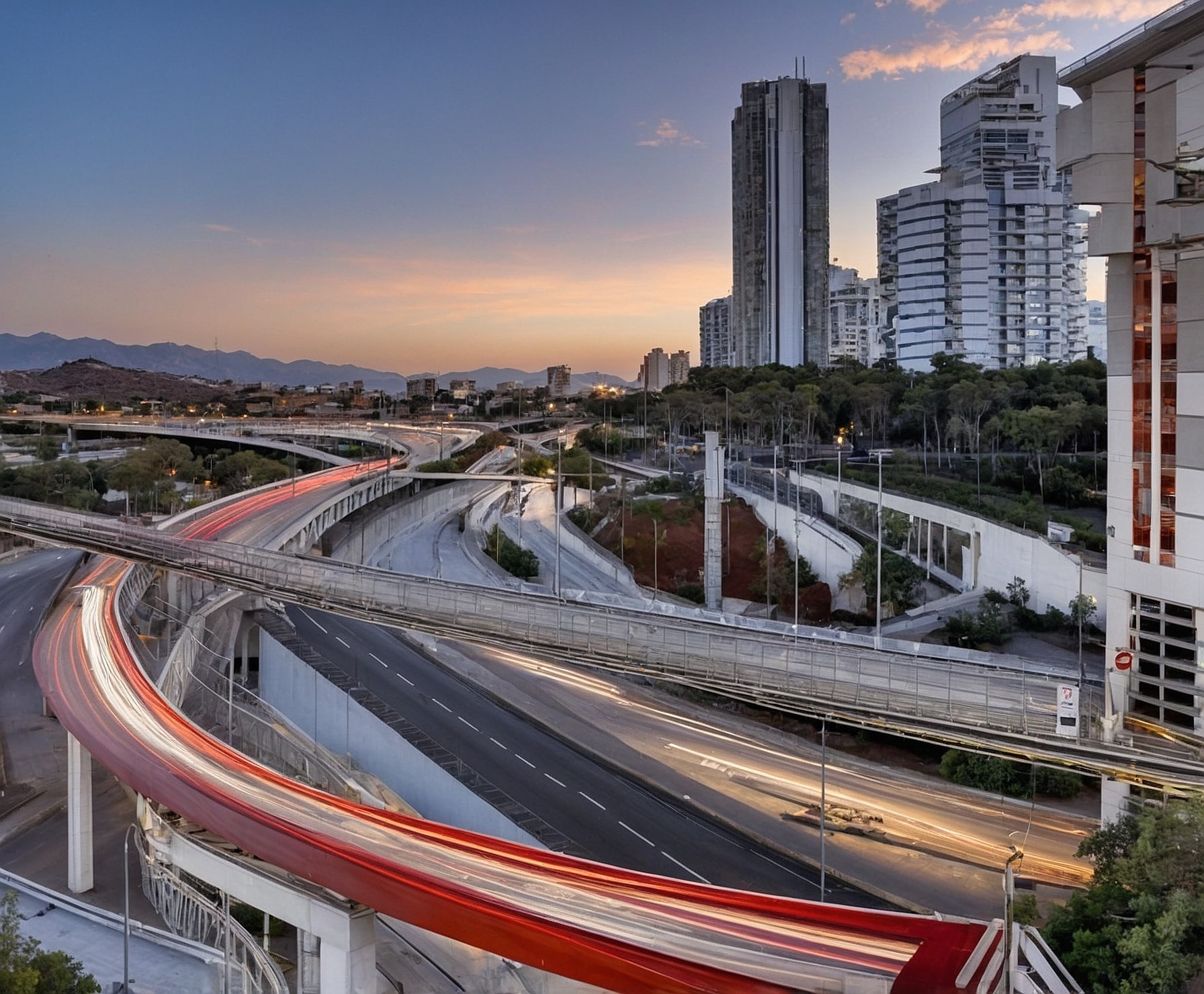 Puente renovado con estructura moderna y segura